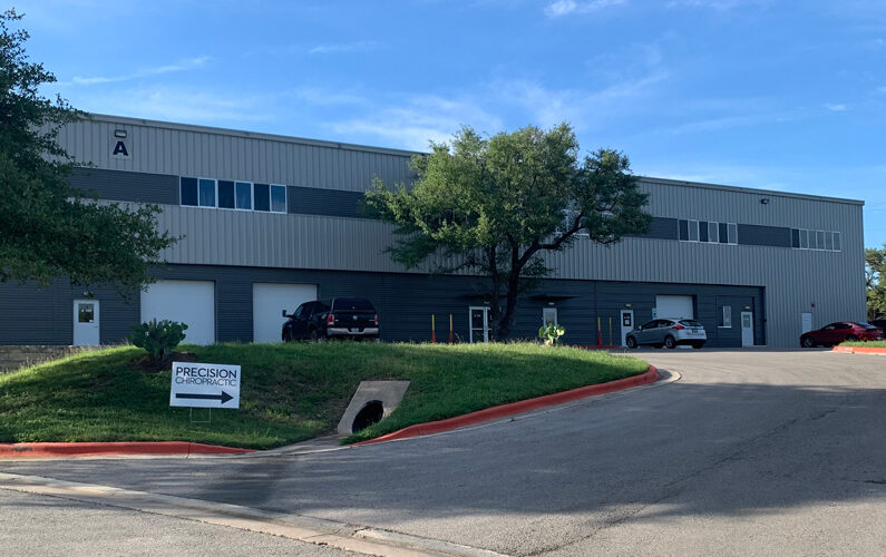 The Precision Chiropractic ATX office building in Oak Hill, Austin